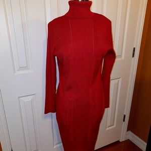 Spense XL red knit women's dress